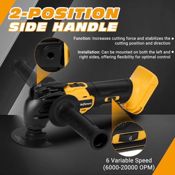 BellaDimora Cordless Oscillating Tool 600W Brushless-3