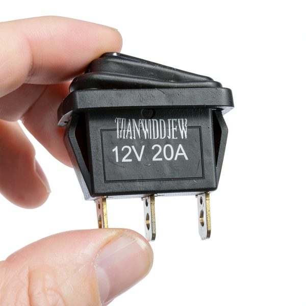 TIANWIDJEW 12V 3-Pin Toggle Switch Blue-6
