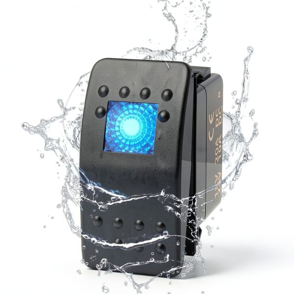 Joinfworld 12V 20A SPST Rocker Switch-3