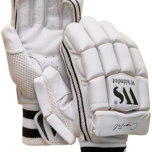 Whitedot Cricket Batting Gloves White Men's Left Hand-0