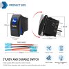 KEING 24V 20A ON-OFF Toggle Switch Blue-1