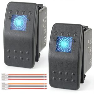 Joinfworld 12V 20A SPST Rocker Switch-0