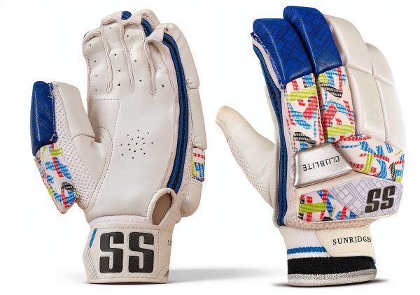 Cricket Batting Gloves SS Sunridges Leather Fit-0
