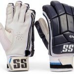 SS Cricket Batting Gloves Navy Right Hand Leather-0