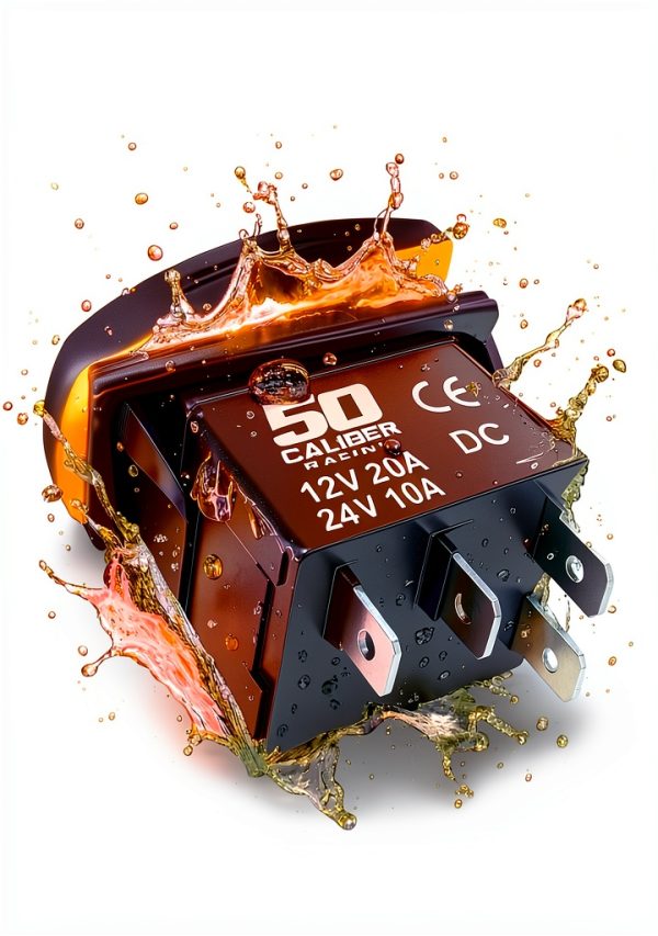 12v Rocker Switch 50 Caliber Racing Automotive-1