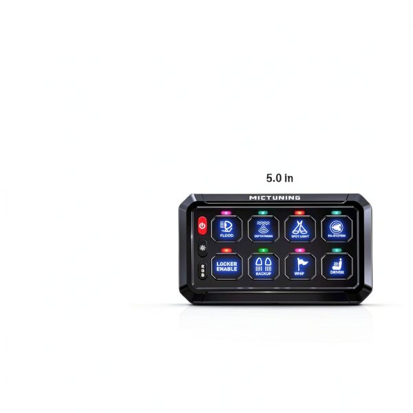 MICTUNING 8 Gang RGB Switch Panel-1