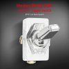 Automotive Toggle Switch Silver Metal SPST-1