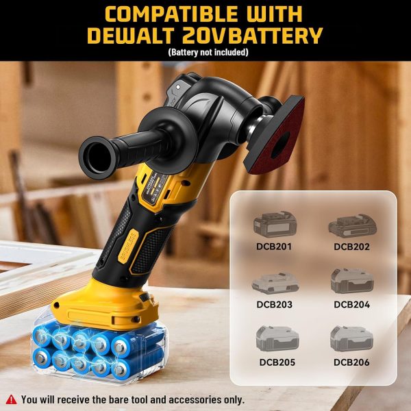 Oscillating Multi-Tool NATBEESY 20V Yellow-2