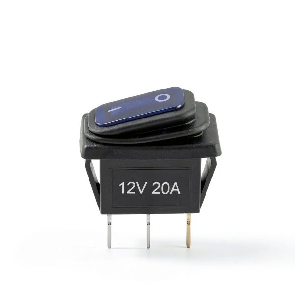 TIANWIDJEW 12V 3-Pin Toggle Switch Blue-4
