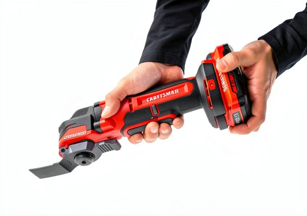 CRAFTSMAN Oscillating Tool Battery Powered Black/Red-6