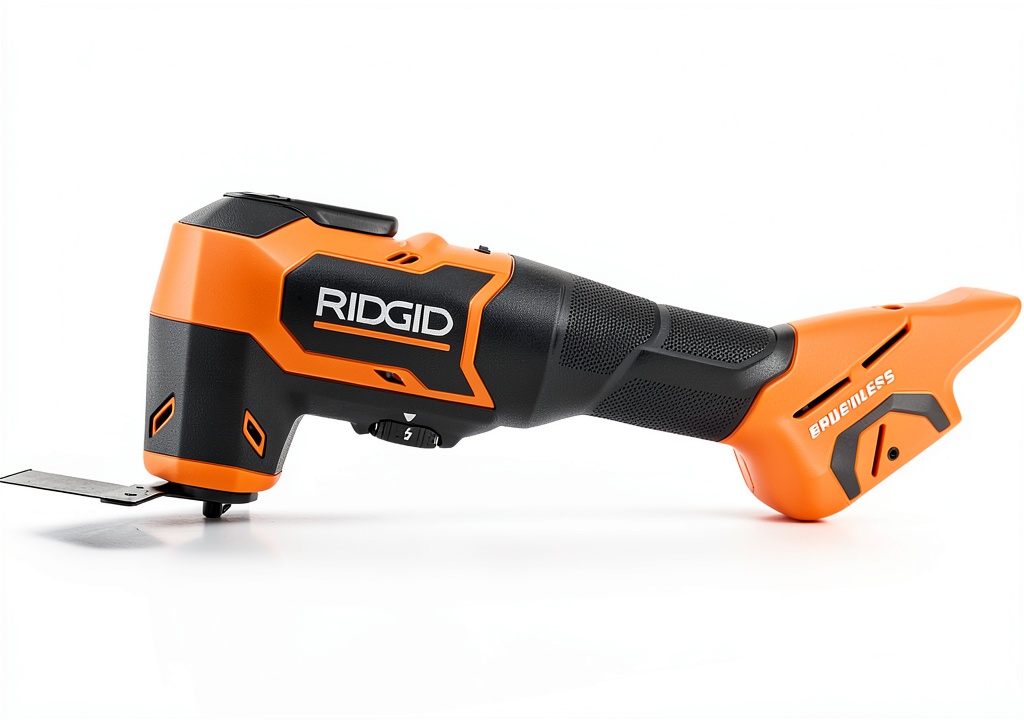 RIDGID R86240B oscillating power tool in action