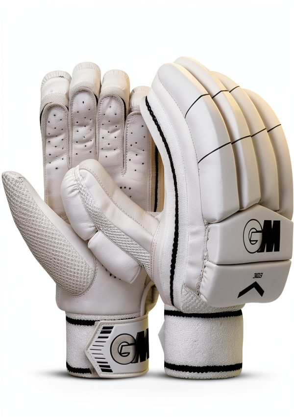 GM Cricket Batting Gloves Wood Breathable Adult-0