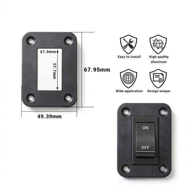 mankk Automotive Toggle Switch 12V 20A ON-OFF-3
