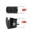 12v Rocker Switch 50 Caliber Racing Automotive Toggle-3