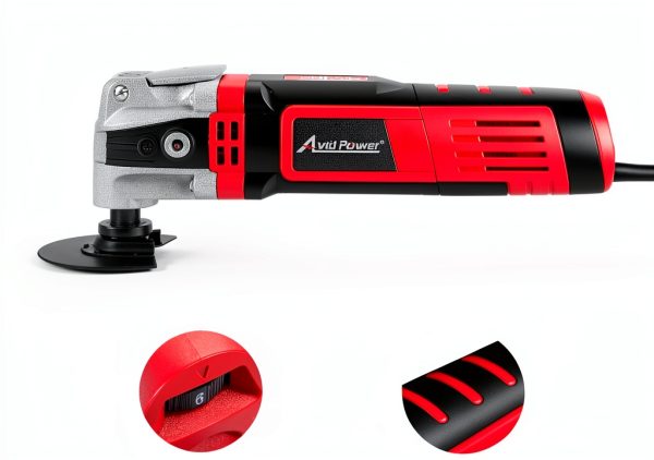 Avid Power Oscillating Tool Red 4-5 Degree Corded-1
