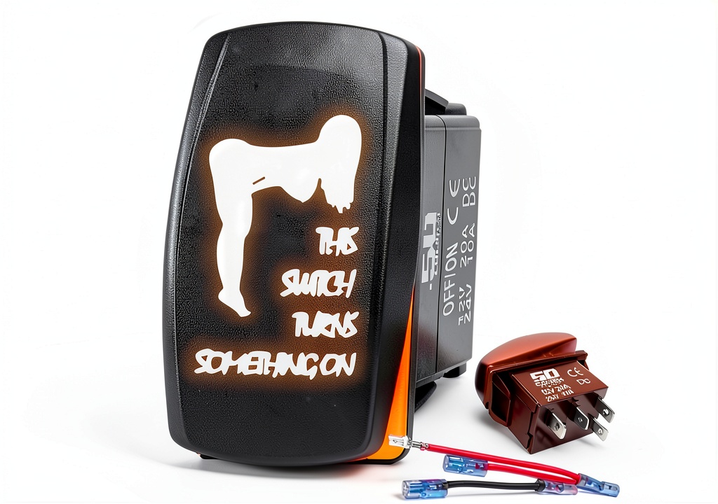 12v rocker switch with custom design
