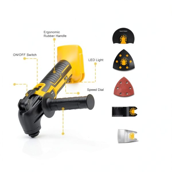 Synxiter Oscillating Tool Dual Yellow 20V-1