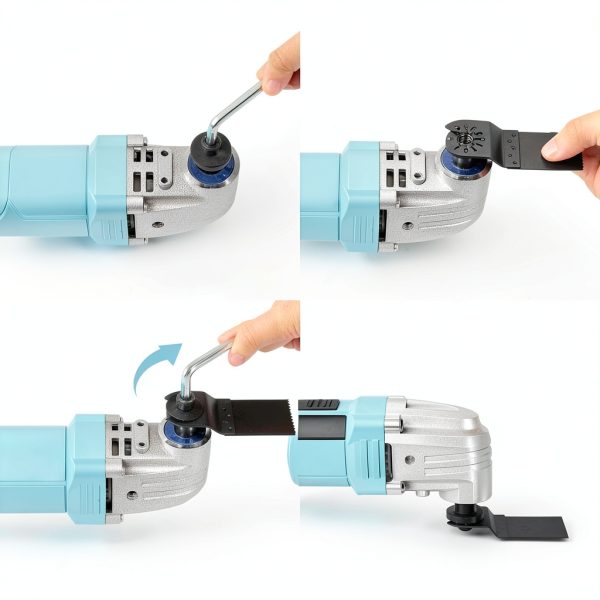 PHIRAH Oscillating Multi Tool Blue Plastic Design-5