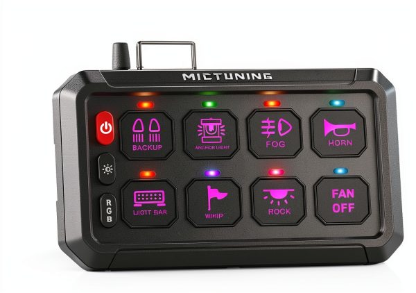 MICTUNING 8 Gang RGB Switch Panel-0