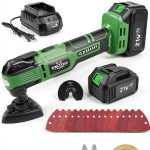 LAZYLAND Brushless Oscillating Tool 20V Green-0