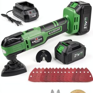 LAZYLAND Brushless Oscillating Tool 20V Green-0