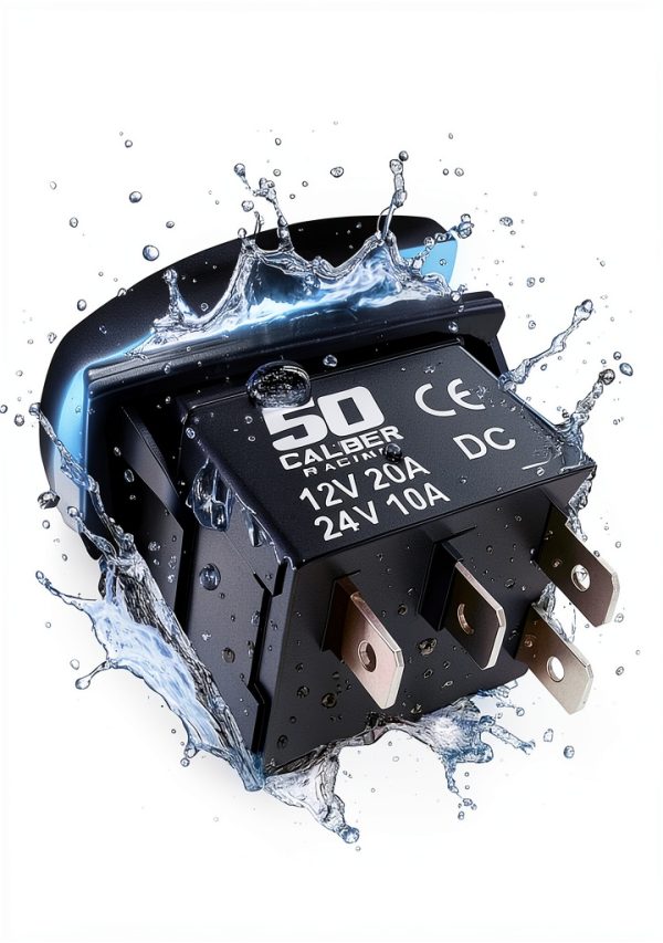 12v Rocker Switch 50 Caliber Racing Automotive-1