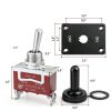 RVMARINEPAT 12V Toggle Switch Metal SPST Panel Mount-1