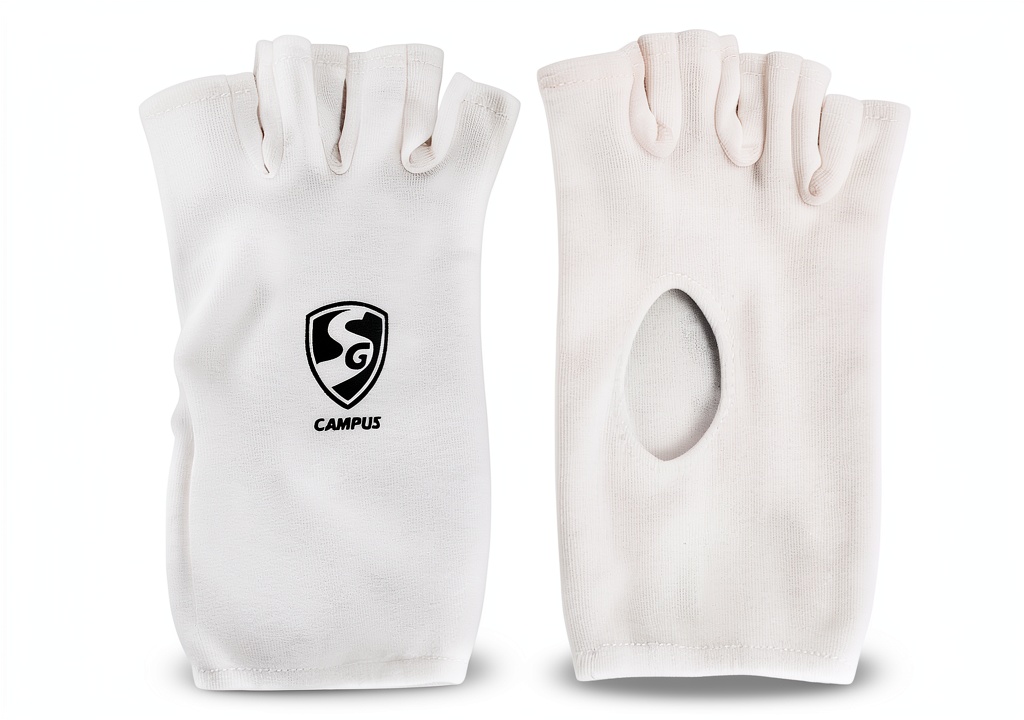 Cricket batting gloves in action