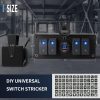 Joinfworld 4 Gang Rocker Switch Box 12V 20A-1