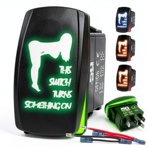 12v Rocker Switch 50 Caliber Racing Automotive Toggle-0