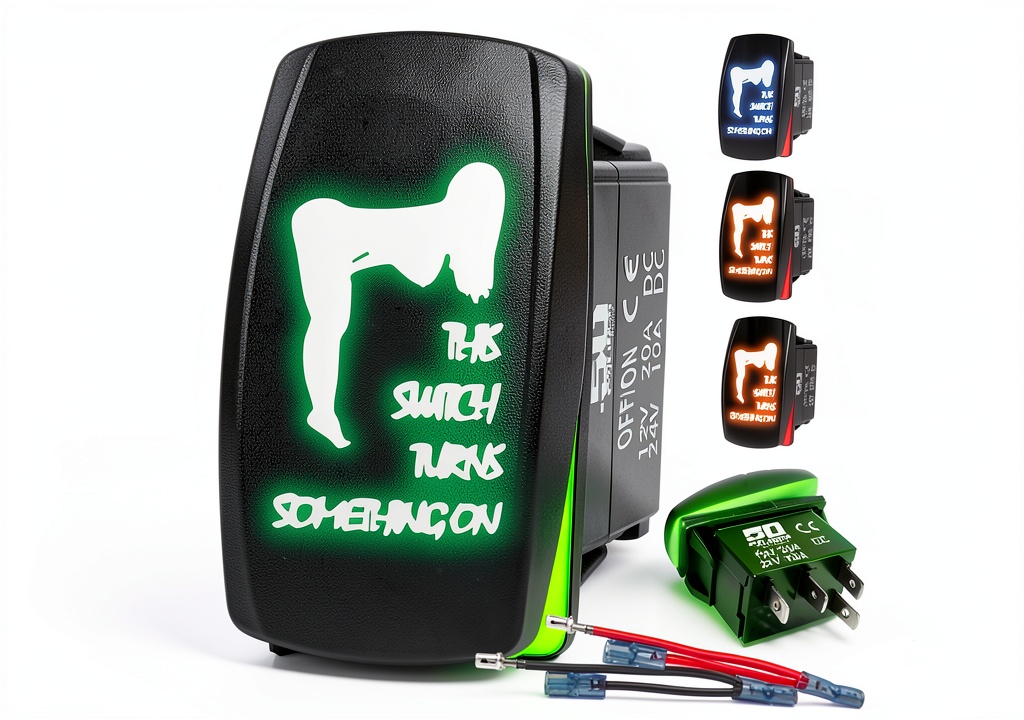 12v rocker switch with custom design