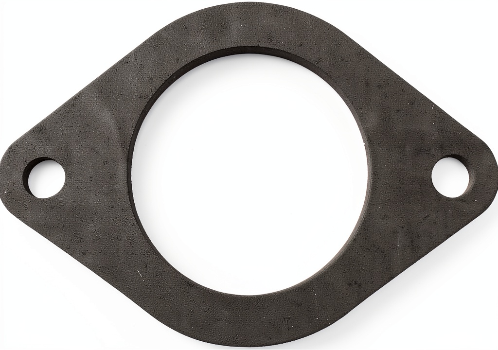Walker exhaust gasket installed on a vehicle exhaust pipe