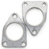 YGQ Stainless Steel D-Shape Exhaust Gasket for Acura TSX & Honda-0