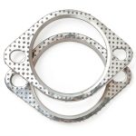 Ticon Stainless Steel Exhaust Gasket 3in Round MLSG Heavy Duty-0
