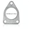 YGQ Stainless Steel D-Shape Exhaust Gasket for Acura TSX & Honda-1