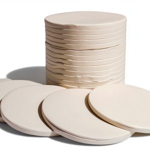 90mm Binderless Glass Fiber Sample Pads for Moisture Analyzers - 1 Box of 200 Sample Pads by Nevada WeighingTM Brand-0