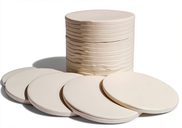 90mm Binderless Glass Fiber Sample Pads for Moisture Analyzers - 1 Box of 200 Sample Pads by Nevada WeighingTM Brand-0