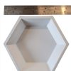 Hexagonal Weighing Boats, W-H102-WA-50, 102mm, Large, White Anti-Static, Pack of 50-3