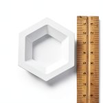 Hexagonal Weighing Boats 38mm White Anti Static Pack of 50-0
